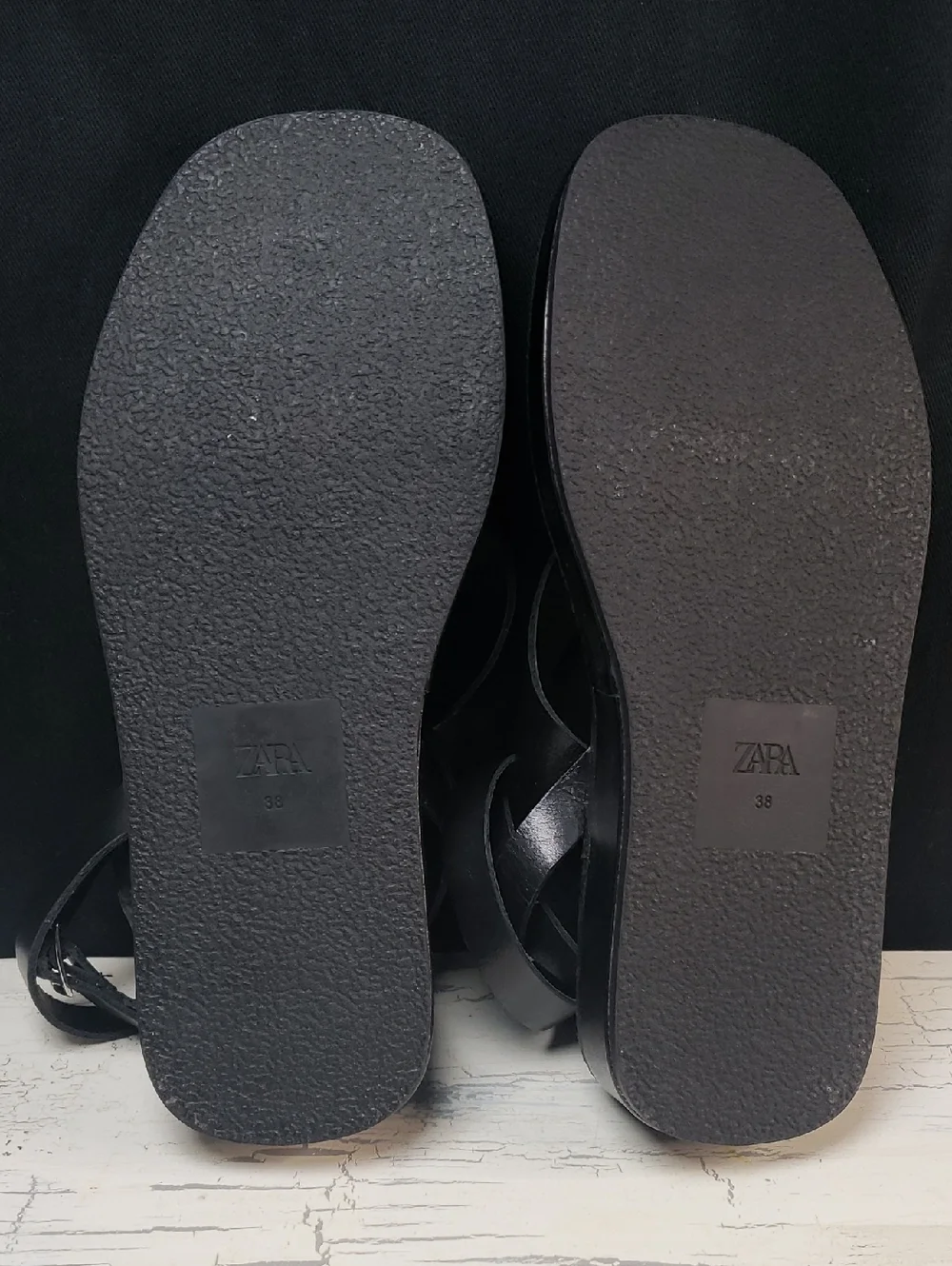 NWOT Zara Gladiator Style Strappy Platform Sandals - Women's 7.5- 8 (38 Euro) - Picture 13 of 16
